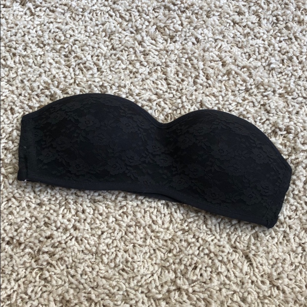 Pink by Victoria’s Secret black bandeau
